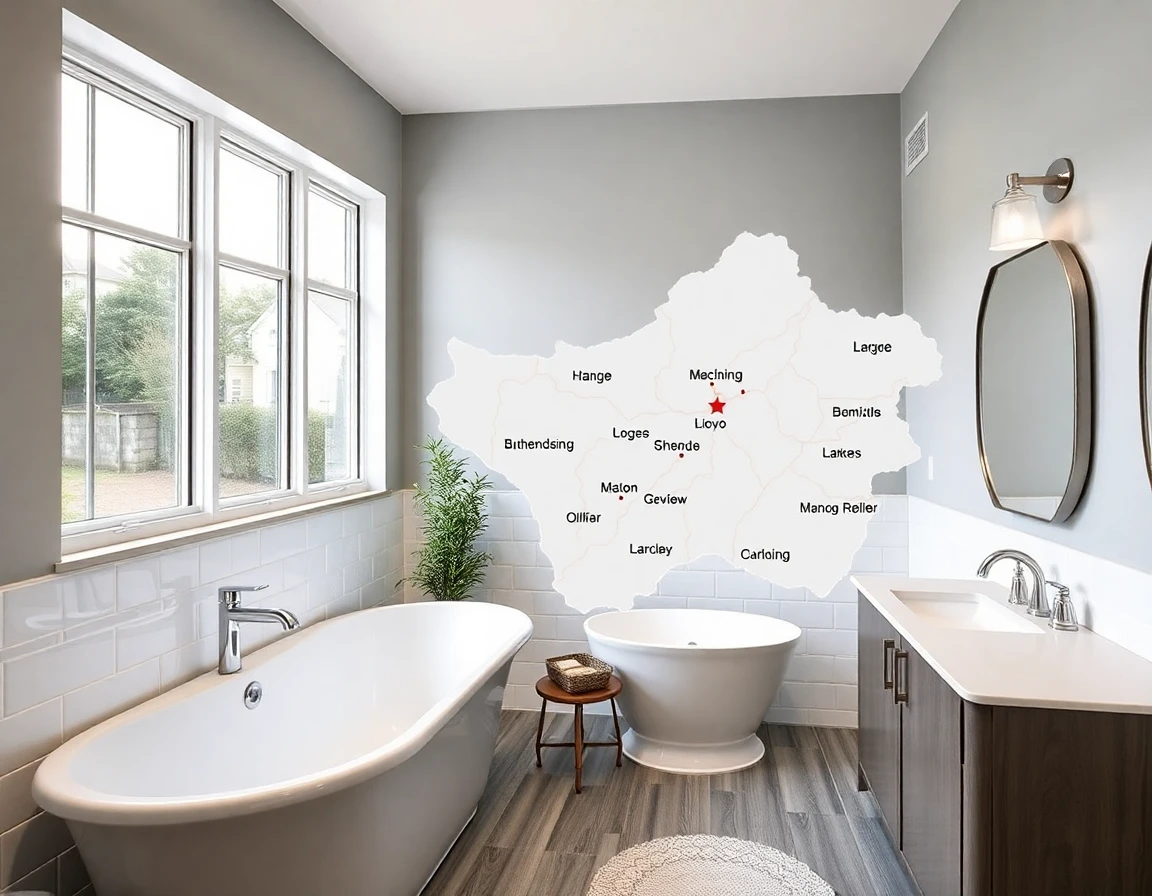 Bathroom Remodeling Service Areas Map